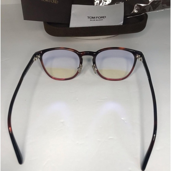 New Authentic TOM FORD TF5700-B 052 BLUE CONTROL Eyeglasses - Picture 9 of 16